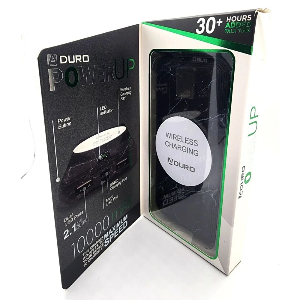 ADuro Power Up StyleHub Wireless Portable Power Bank Universal Charger 10000 mAh